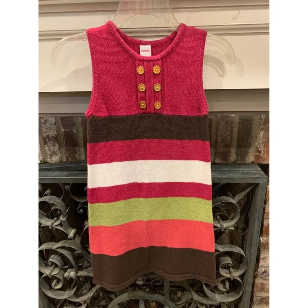 Gymboree girls size 7 winter sleeveless dress (bin DD)